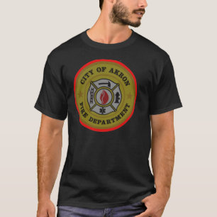 Akron Ohio Fire Department Shirt. T-Shirt