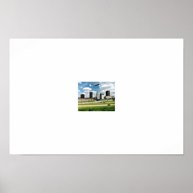 Akron Ohio Skyline Poster (Front)