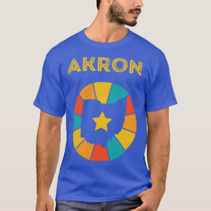 Akron Ohio Vintage Distressed Souvenir 1 T-Shirt