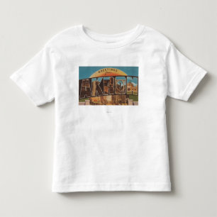 Akron, OhioLarge Letter ScenesAkron, OH Toddler T-Shirt