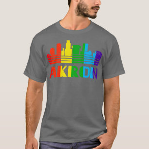 Akron Pride  Akron LGBT Gift LGBTQ Supporter Tee P