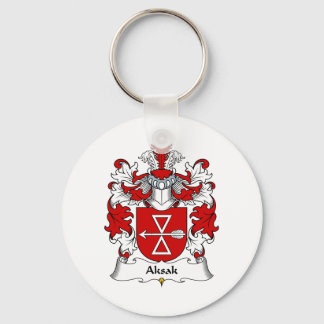 Aksak Family Crest Key Ring