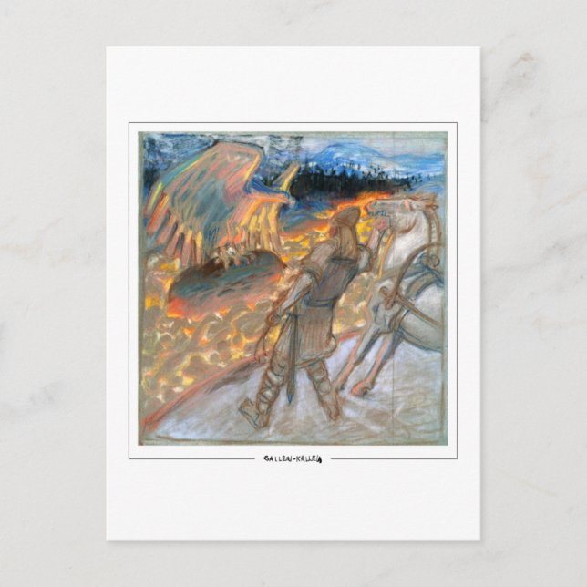 Akseli Gallen-Kallela #355 - Fine Art Postcard (Front)
