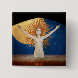 Akseli Gallen-Kallela - Ad Astra 15 Cm Square Badge