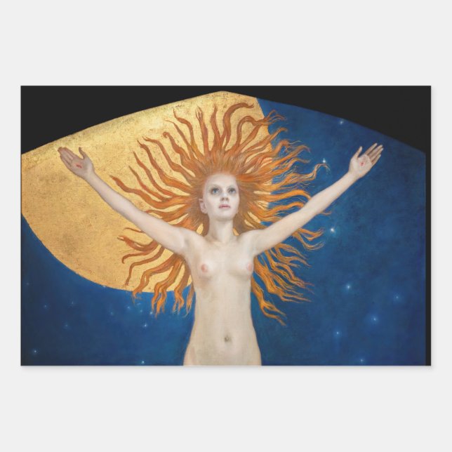 Akseli Gallen-Kallela - Ad Astra Wrapping Paper Sheet (Front)