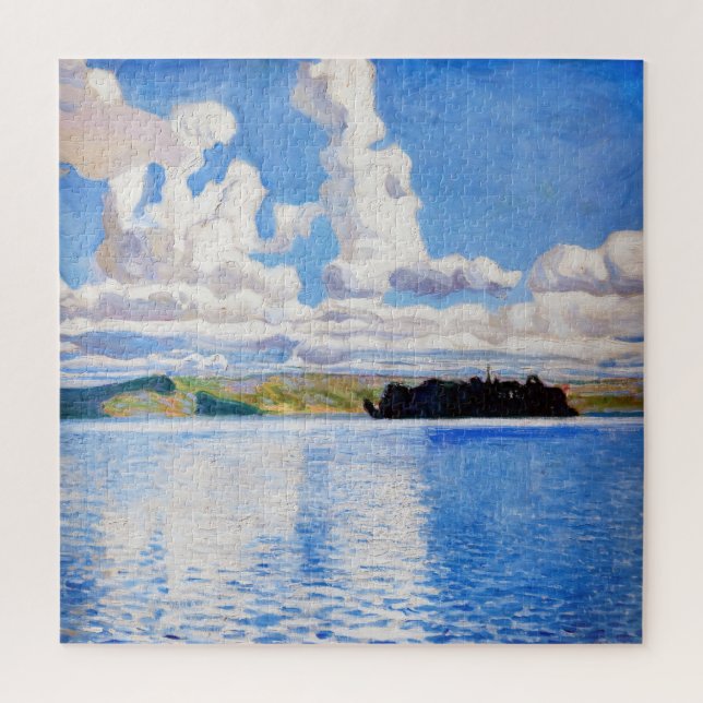 Akseli Gallen-Kallela - Cloud Towers Jigsaw Puzzle (Vertical)
