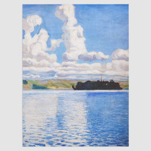 Akseli Gallen-Kallela - Cloud Towers Tissue Paper