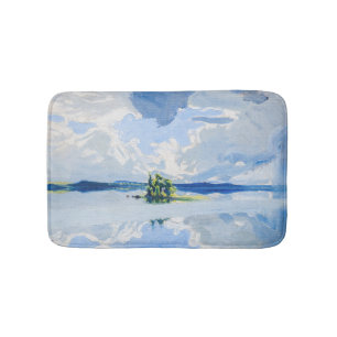 Akseli Gallen-Kallela - Clouds above a Lake Bath Mat