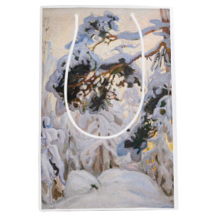 Akseli Gallen-Kallela - Forest in Winter Medium Gift Bag