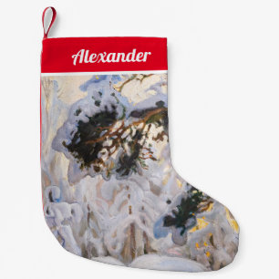 Akseli Gallen-Kallela - Forest in Winter Small Christmas Stocking
