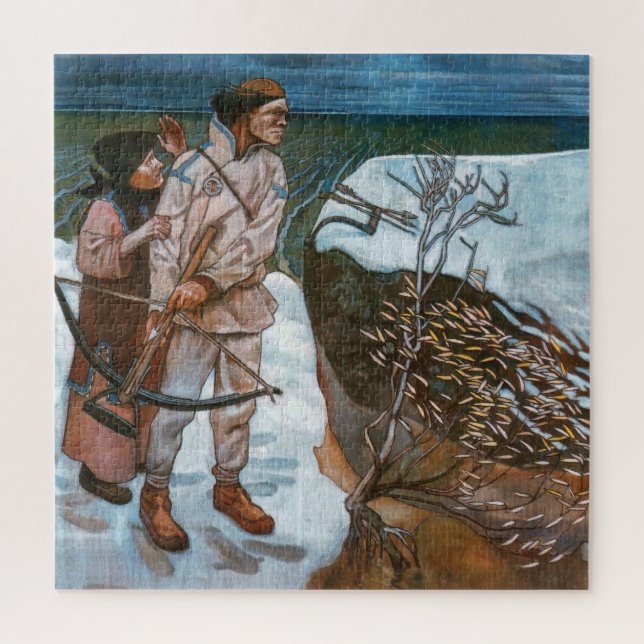 Akseli Gallen-Kallela - Joukahainen's Revenge Jigsaw Puzzle (Vertical)
