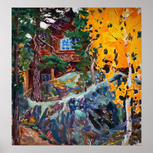 Akseli Gallen-Kallela - Kalela in Autumn Poster (Front)