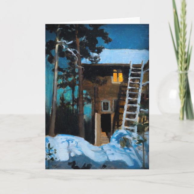 Akseli Gallen-Kallela - Kalela on a Winter Card (Front)