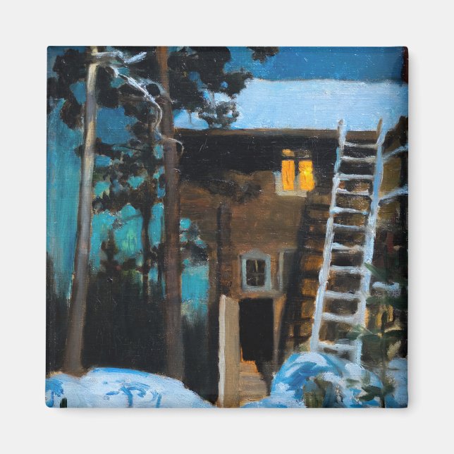 Akseli Gallen-Kallela - Kalela on a Winter Magnet (Front)