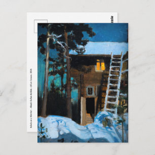 Akseli Gallen-Kallela - Kalela on a Winter Postcard