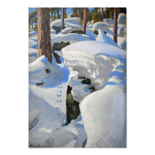 Akseli Gallen-Kallela - Lair of the Lynx Photo Print