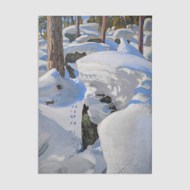 Akseli Gallen-Kallela - Lair of the Lynx Tissue Paper (Creator Uploaded)