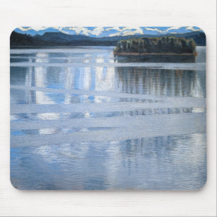 Akseli Gallen-Kallela - Lake Keitele Mouse Pad