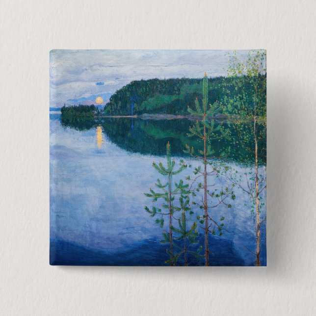 Akseli Gallen-Kallela - Spring Night 15 Cm Square Badge (Front)