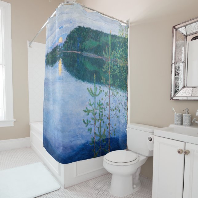 Akseli Gallen-Kallela - Spring Night Shower Curtain (In Situ)