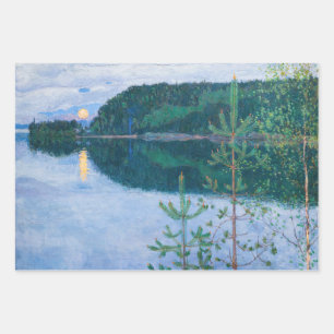 Akseli Gallen-Kallela - Spring Night Wrapping Paper Sheet