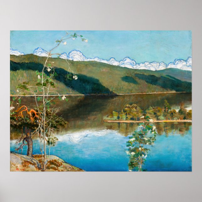 Akseli Gallen-Kallela - Thunderclouds on Horizon Poster (Front)