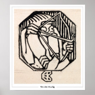 Akseli Gallen-Kallela Zedign Art Poster #226