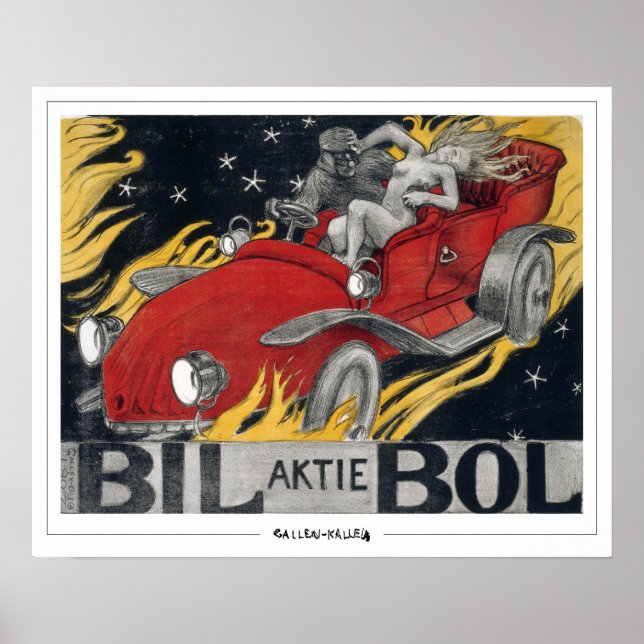 Akseli Gallen-Kallela Zedign Art Poster #433 (Front)