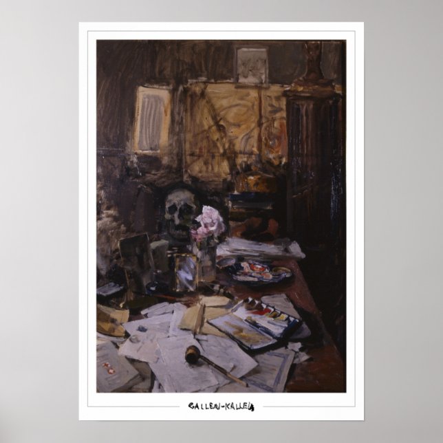 Akseli Gallen-Kallela Zedign Art Poster #504 (Front)