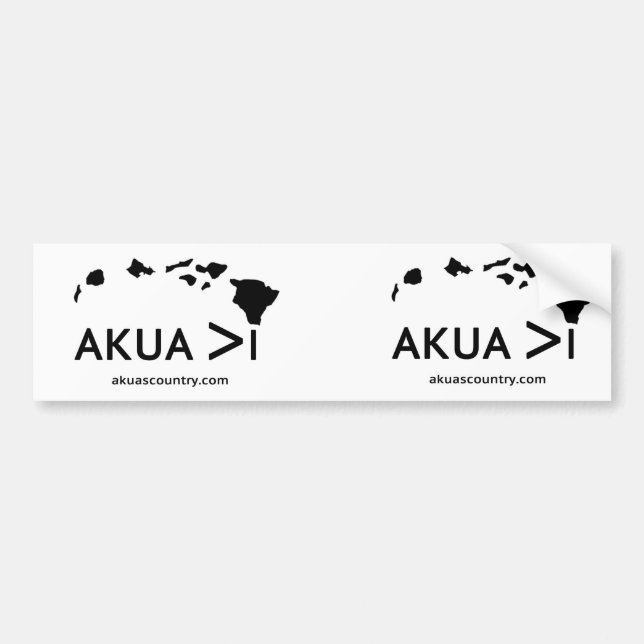 Akua > I Bumper Stickers (Front)