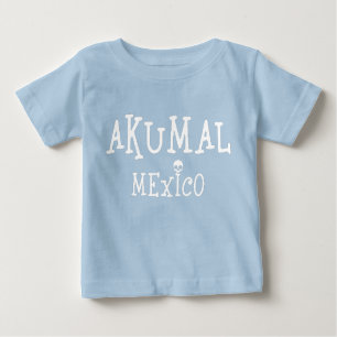 Akumal Mexico Design - Baby Fine Jersey T-Shirt
