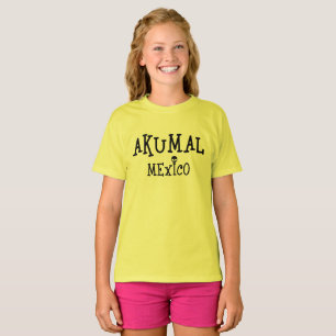 Akumal Mexico Design - Girls' Basic T-Shirt