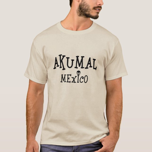 Akumal Mexico Design - Men's Basic T-Shirt (Front)