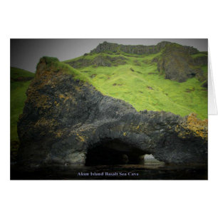 Akun Island Basalt Sea Cave Card