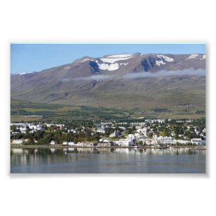 Akureyri, Iceland, Panorama Photo Print