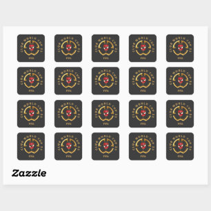 Al Ahly SC Club World Cup 2025 Emblem Square Sticker