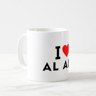 Al Ain UAE United Arab Emirates love city heart li Coffee Mug