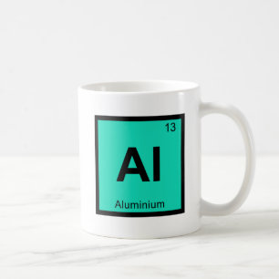 Al - Aluminium Chemistry Periodic Table Symbol Coffee Mug
