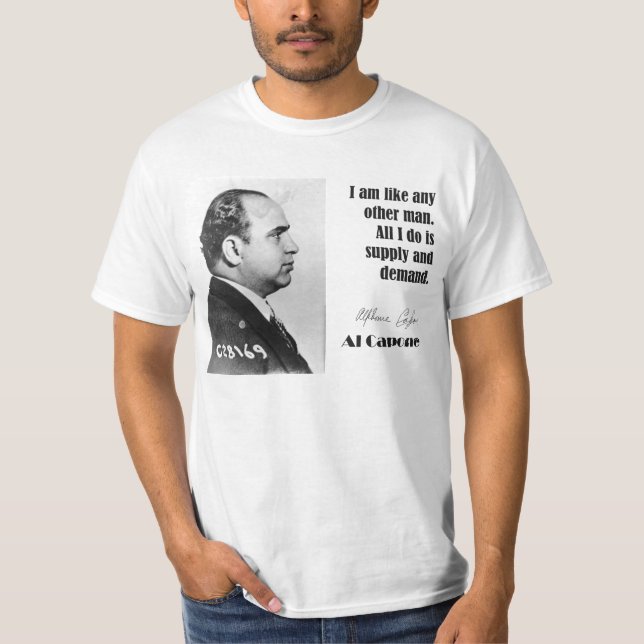 Al Capone on Business - Gangster Shirt (Front)