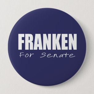 AL FRANKEN Election Gear 10 Cm Round Badge