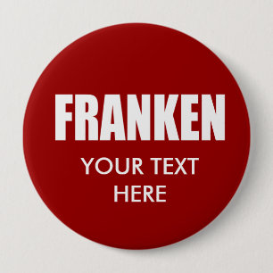AL FRANKEN Election Gear 10 Cm Round Badge