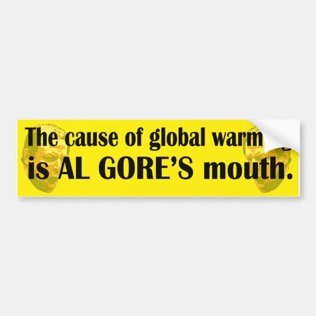 Al Gore Bumper Sticker 1 (Front)