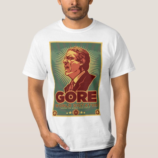 Al Gore For Dictator T-Shirt - Customised (Front)
