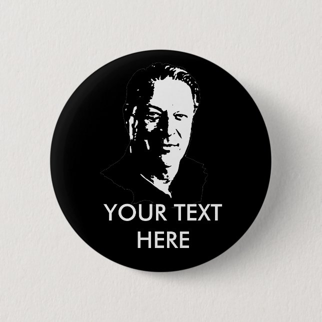 Al Gore Gear 6 Cm Round Badge (Front)