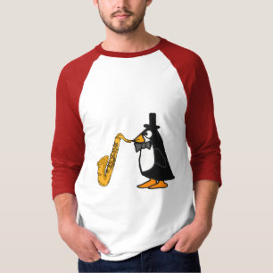 AL- Penguin Playing the Saxophone T-Shirt