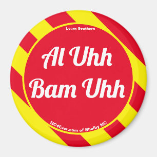 Al Uhh Bam Uhh Red/Yellow Magnet