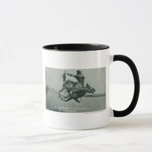 Al Wilkenson riding Torpedo. Mug
