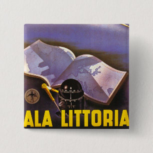 Ala Littoria 15 Cm Square Badge