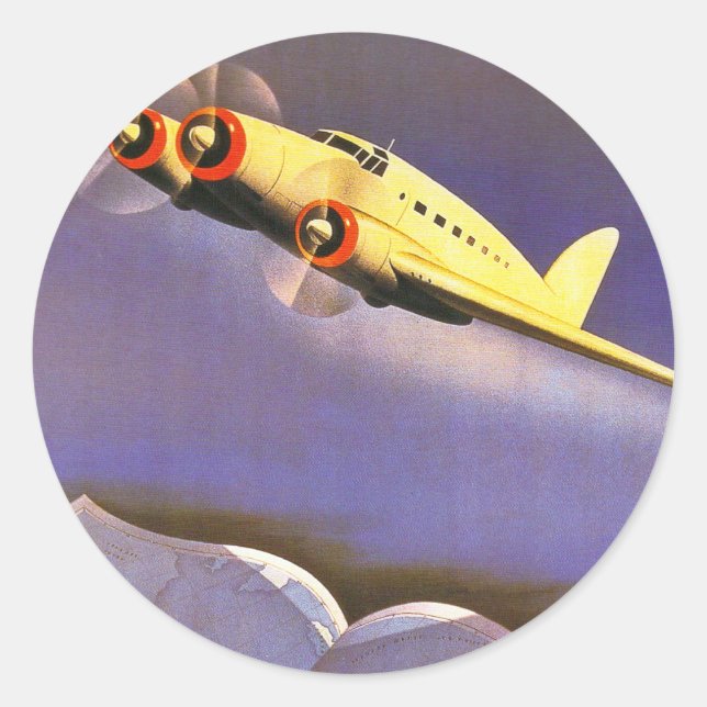 Ala Littoria Classic Round Sticker (Front)