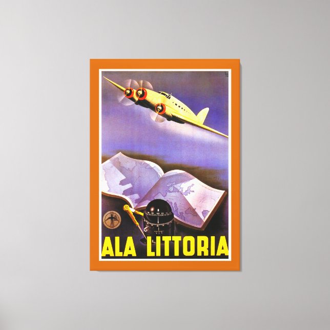 Ala Littoria - L Canvas Print (Front)